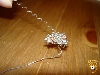 tangle coil around 2nd bead